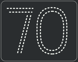 Bord A3: Maximumsnelheid zone