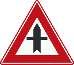 Bord B3: Voorrangskruispunt