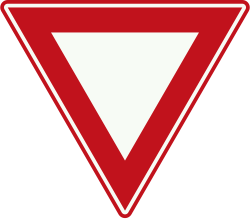 Bord B6: Verleen voorrang