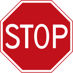 Bord B7: Stopbord