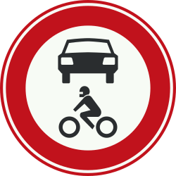 Bord C12: Gesloten voor alle motorvoertuigen