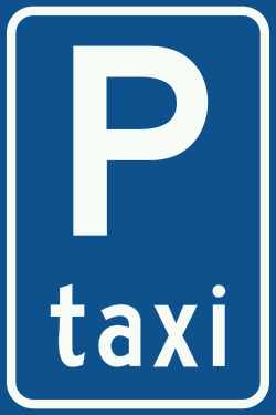 Bord E5: Taxistandplaats