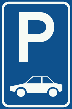 Bord E8: Parkeren specifieke voertuigcategorie