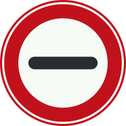 Bord F10: Stop. Doorrijden zonder stoppen verboden