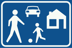 Bord G5: Erf (Woonerf)