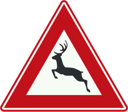 Bord J27: Overstekend wild
