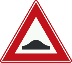 Bord J38: Verkeersdrempel
