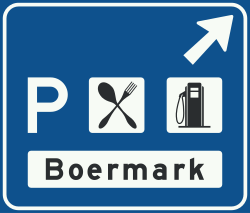 Bord K3: Beslissingswegwijzer verzorgingsplaats