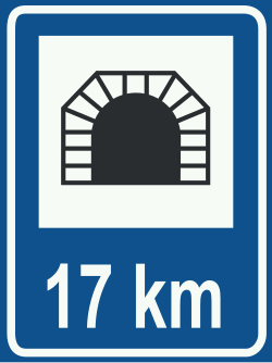 Bord L13: Verkeerstunnel